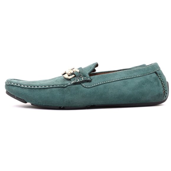 Amali Green Faux Leather Horsebit Slip On Driving Loafers Shoes Men\'s Size 9 main image 10